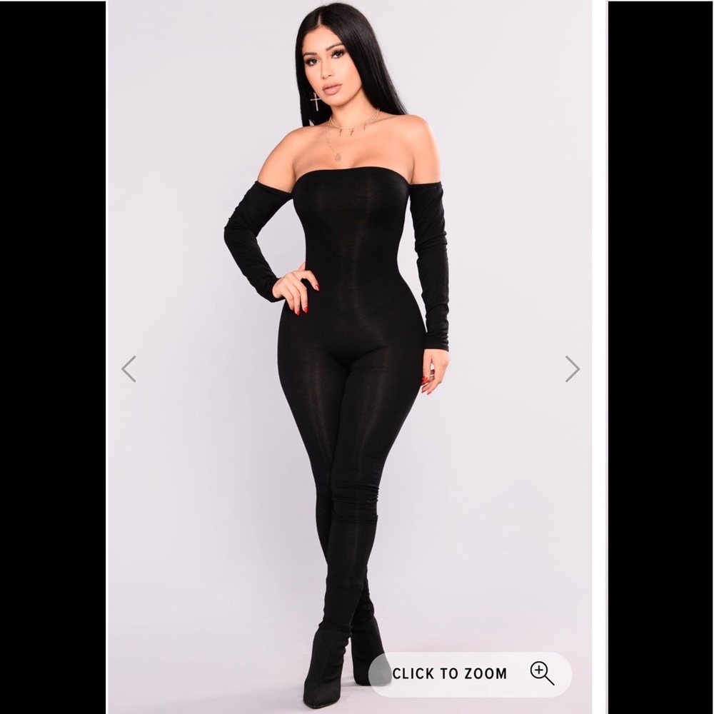 Fashion nova black jumpsuit